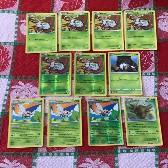 Pokemon TCG Nincada/Ninjask/Shedinja Bundle (11 Cards) - Picture 2 of 14
